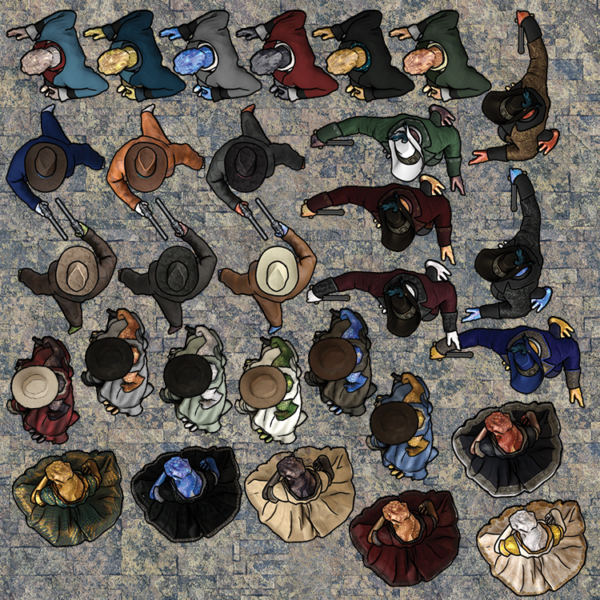 Weird Western Dragonborn: Tokens - Image 2