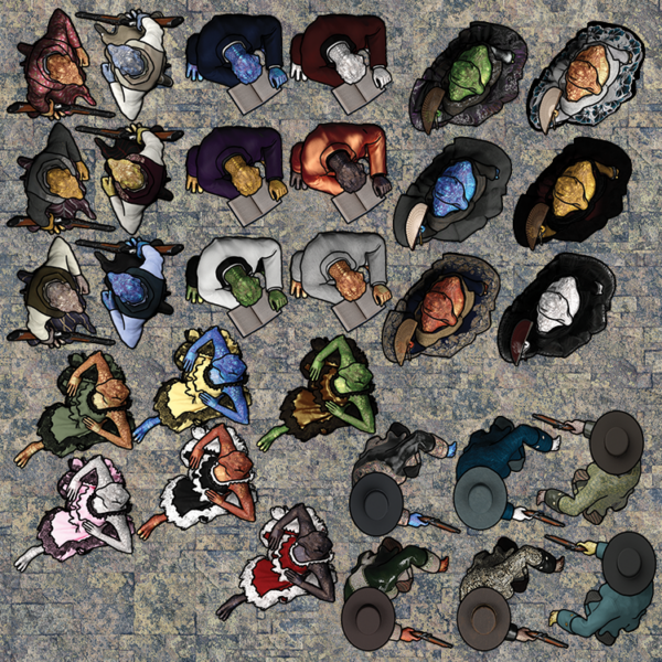 Weird Western Dragonborn: Tokens - Image 5