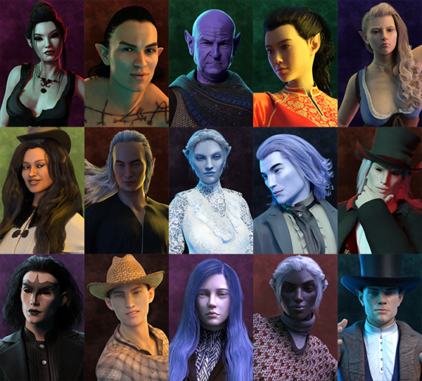 Western Elves: Portraits - Image 2