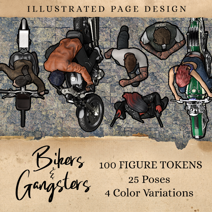 Bikers and Gangsters: Token Pack
